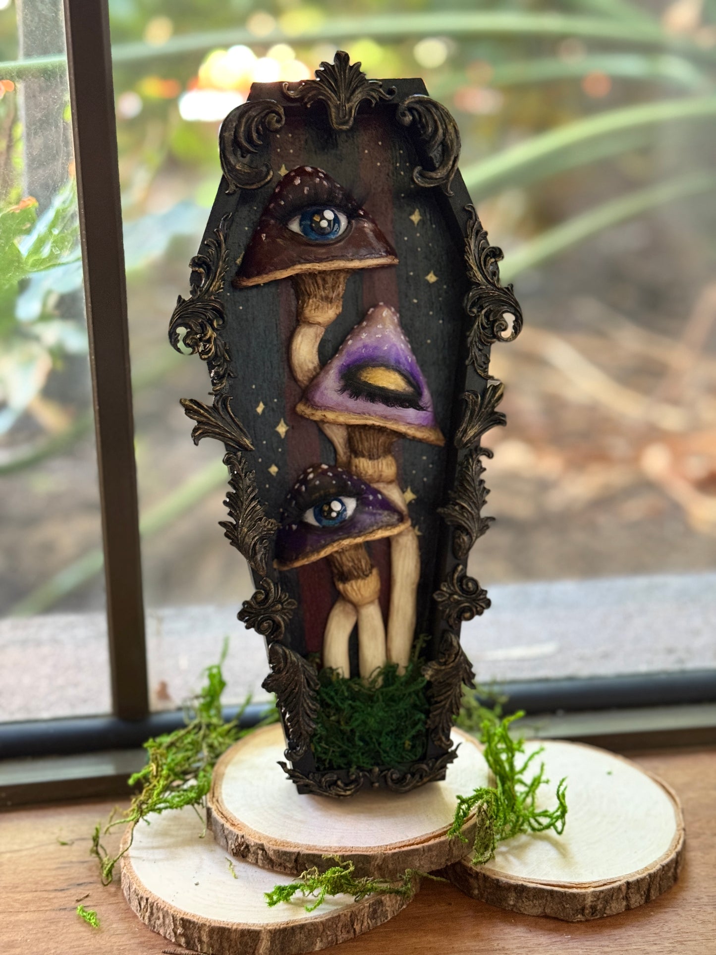 Eyeball Mushroom Wall Hanging