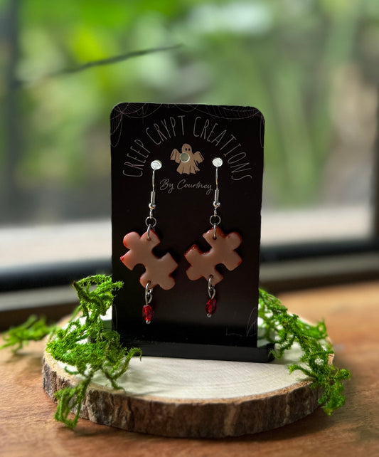SAW Puzzle Piece Earrings