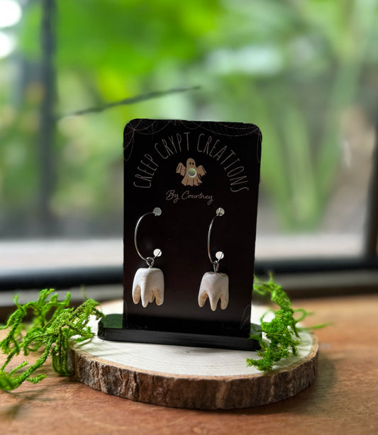 Teeth Hoop Earrings