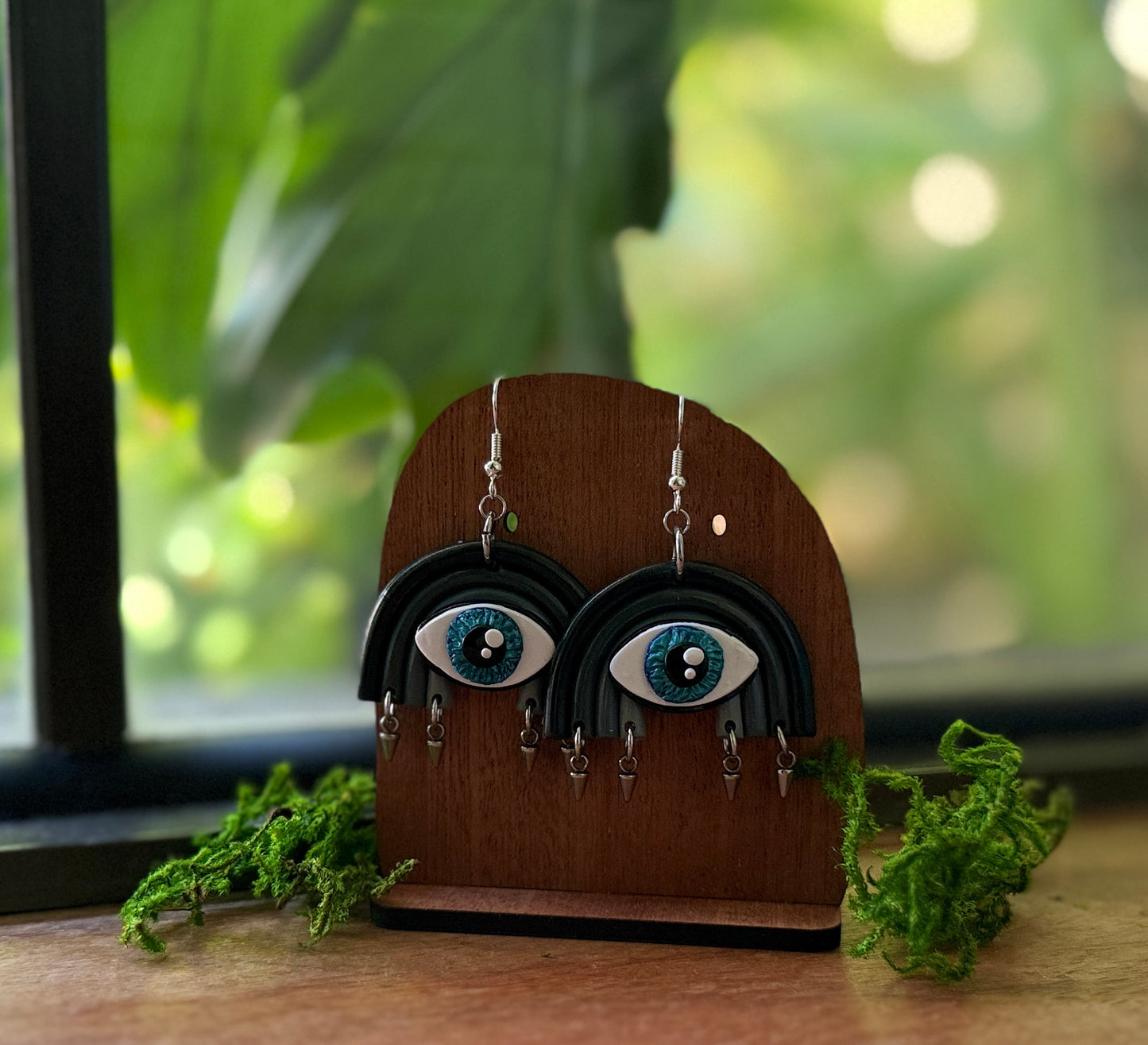 Monotone Rainbow Earrings