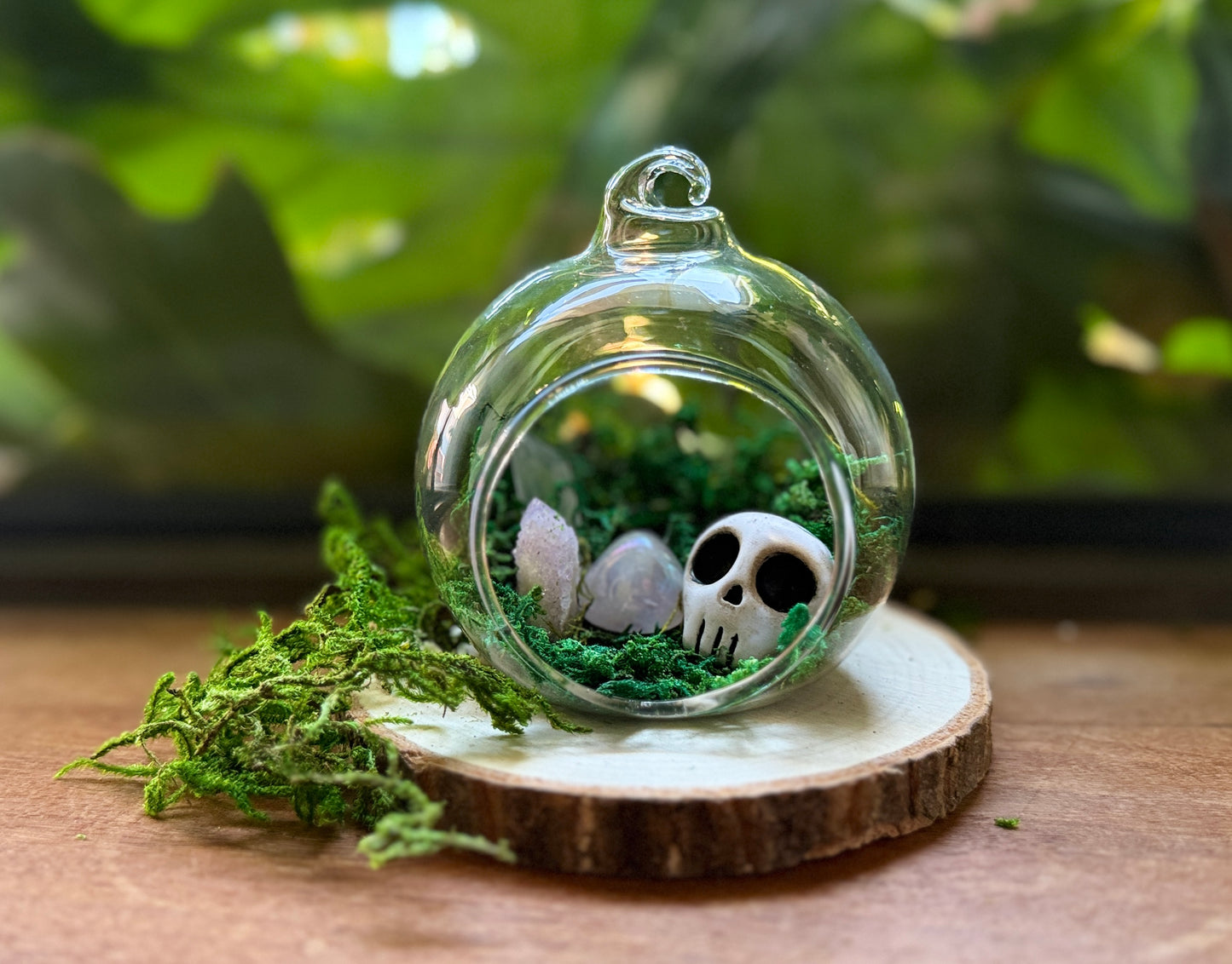 Crystal Hanging Glass Terrarium