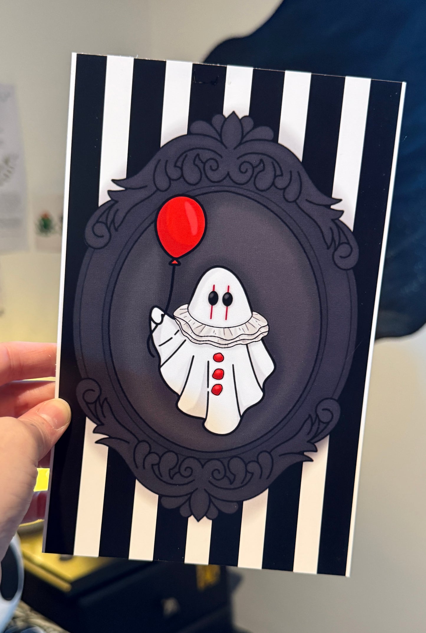 Pennywise Ghost Art Print