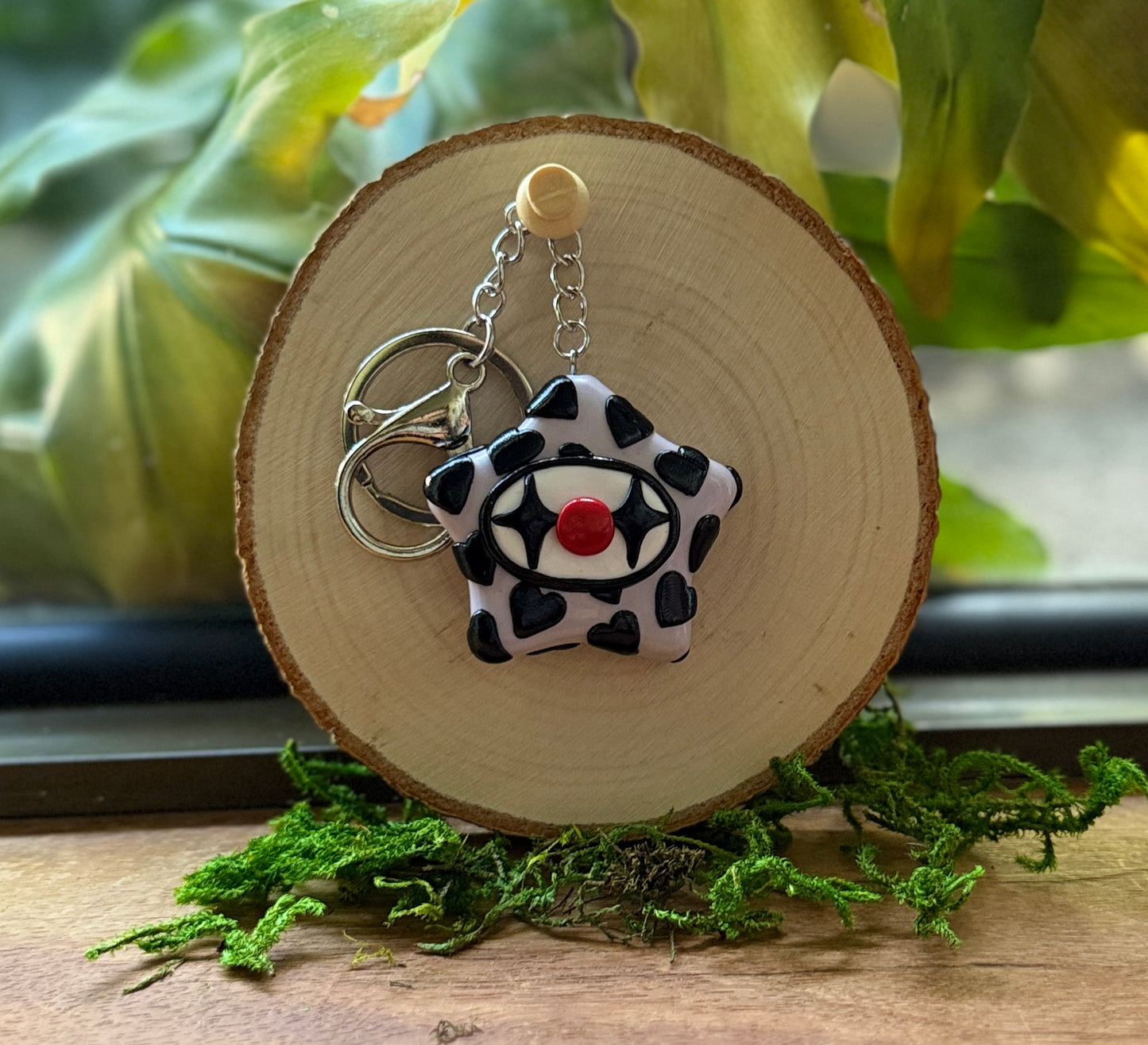 Clown Star Keychains