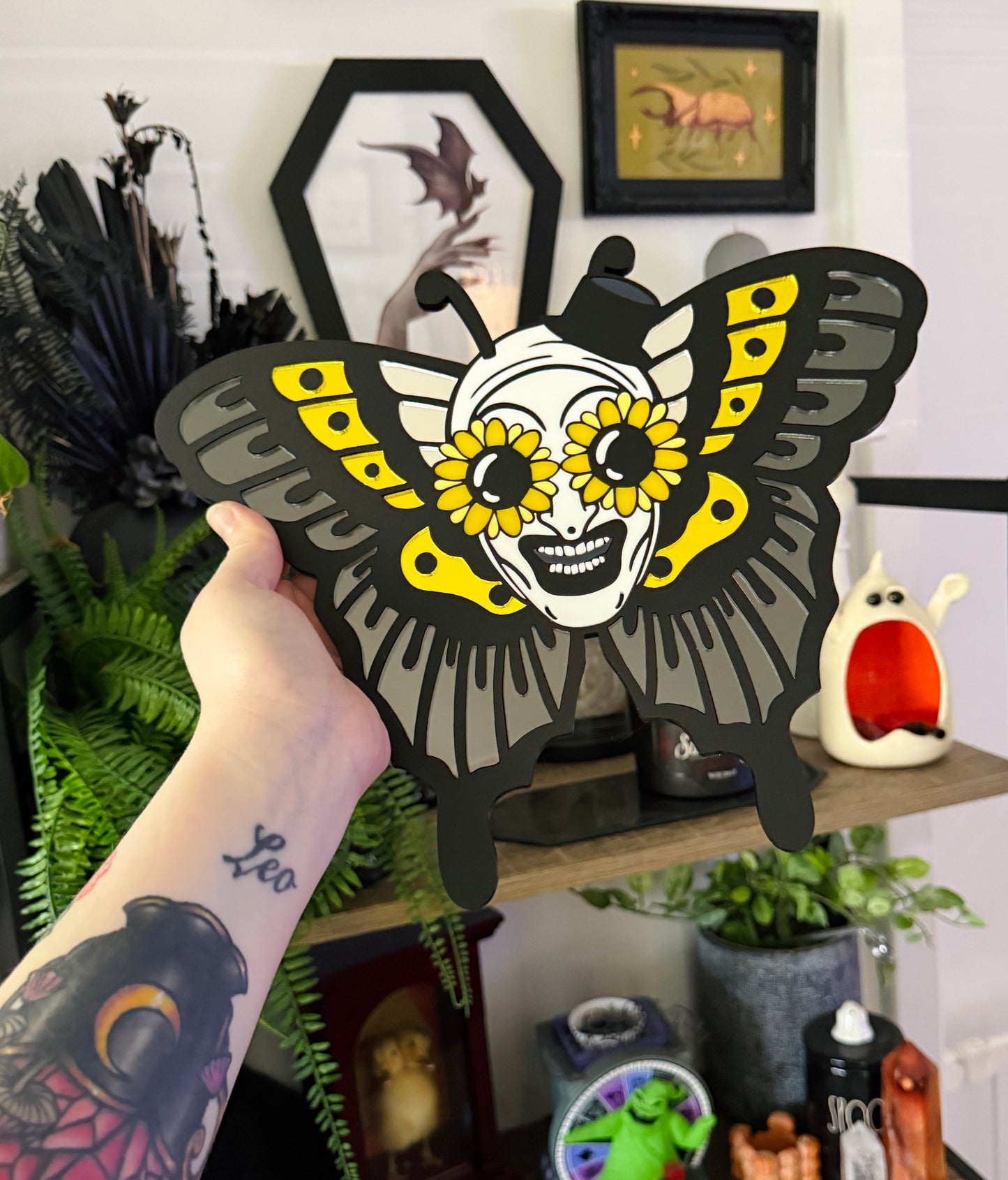 Art The Clown Butterfly Wall Hanging