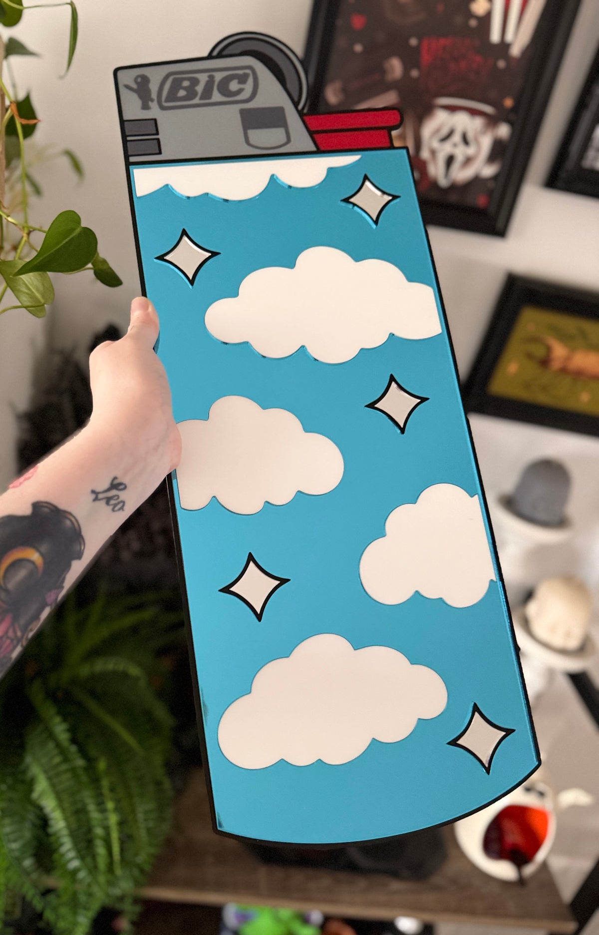 Lighter Wall Hanging - Clouds