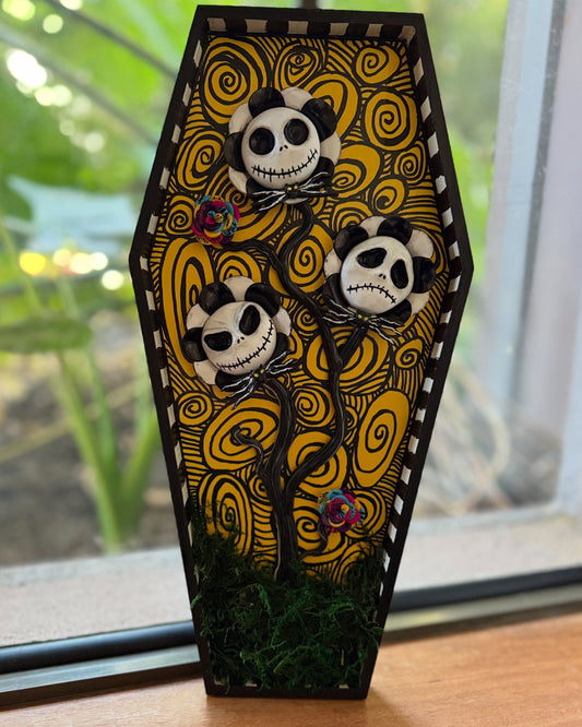 Jack Skellington Flower Wall Hanging