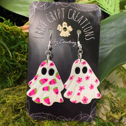 Mix Matched Ghost Earrings