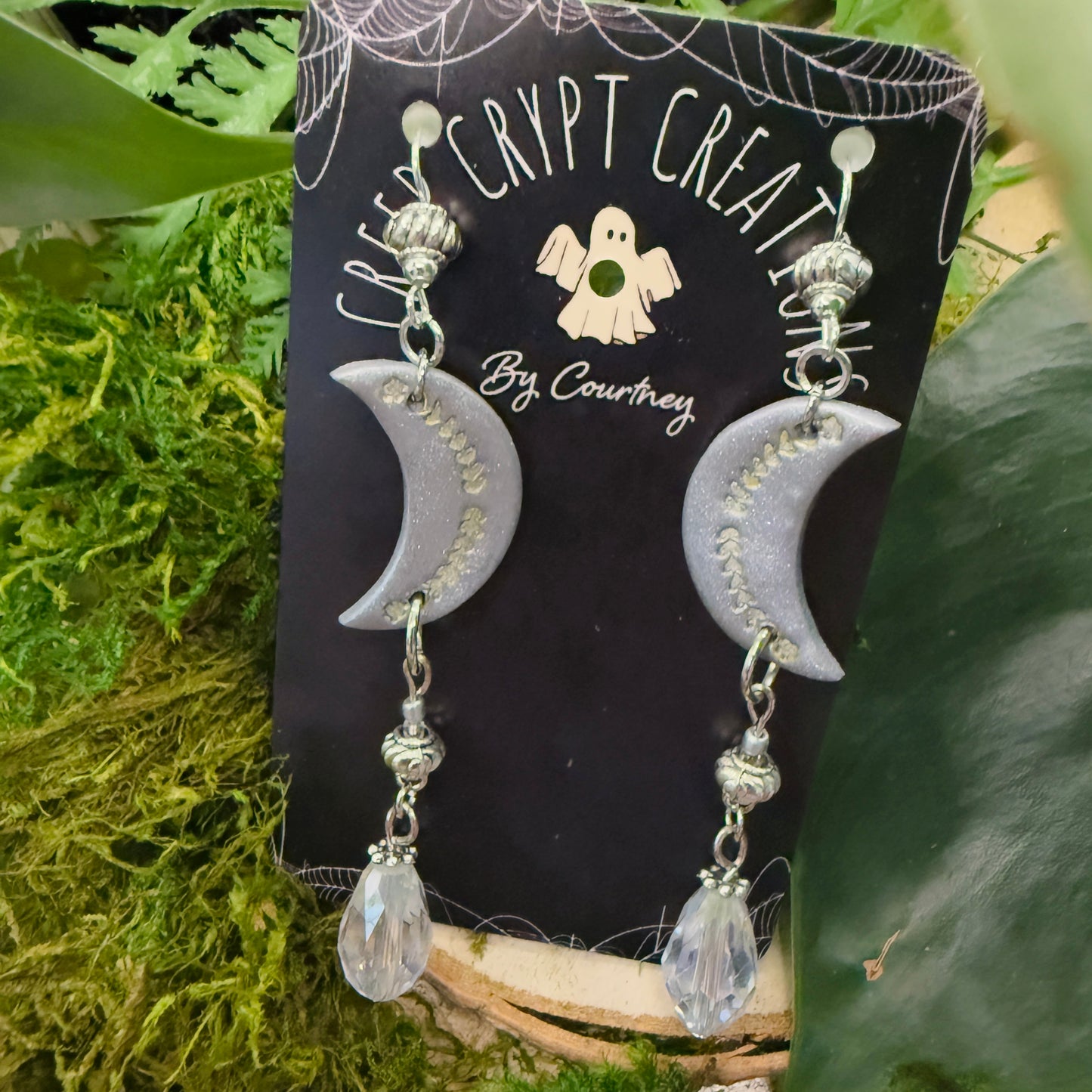 Boho Moon Earrings