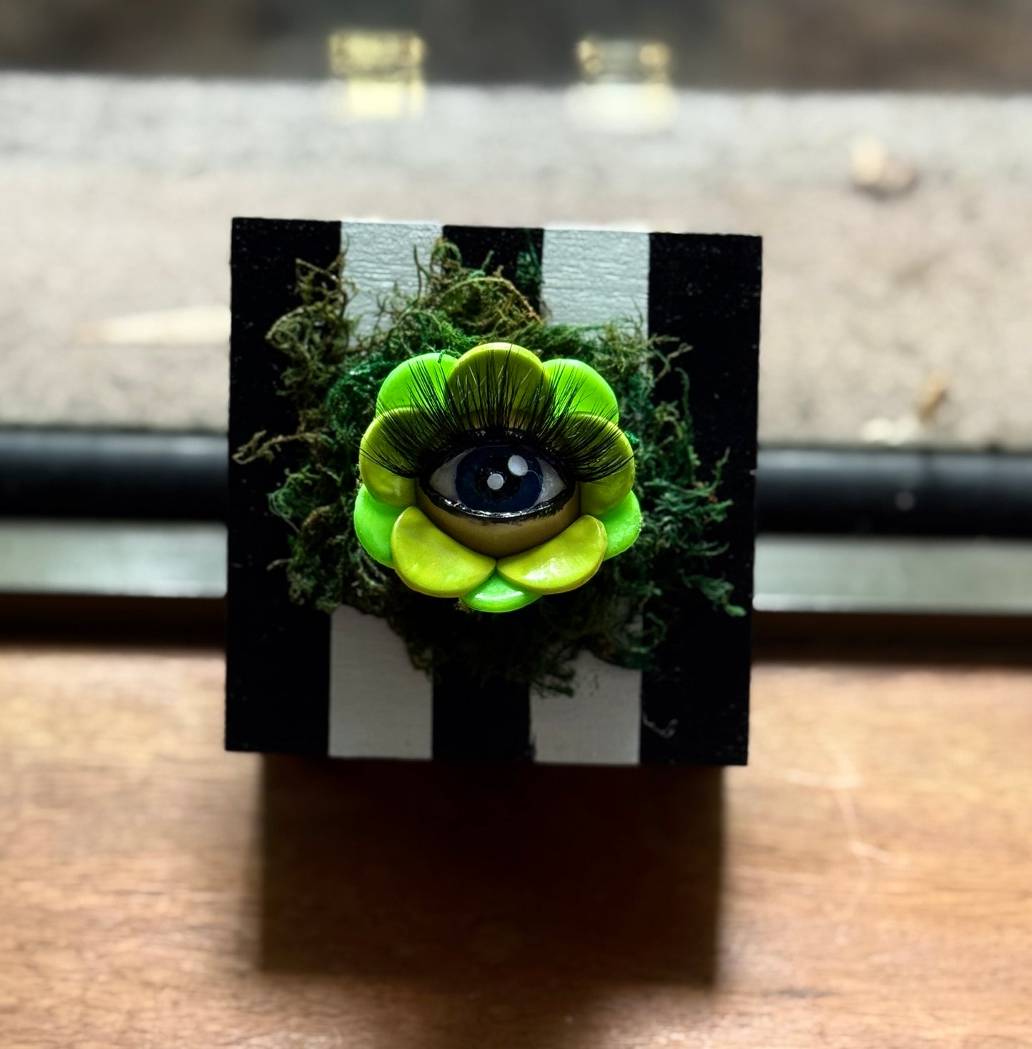 Flower Trinket Box - Green