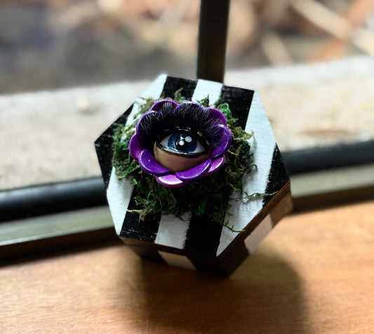 Flower Trinket Box - Purple