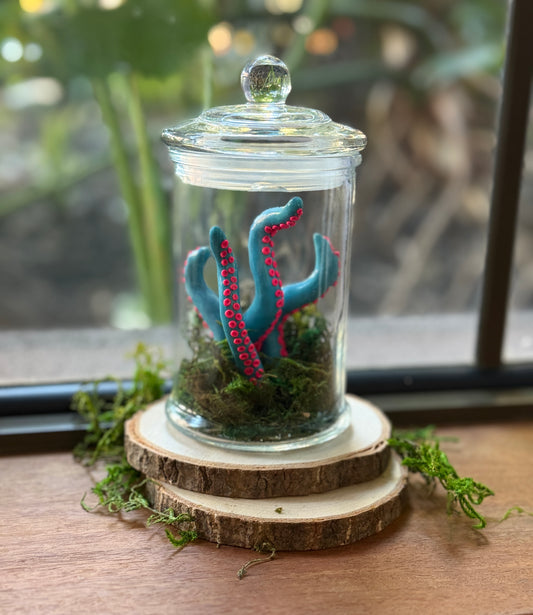 Blue Tentacle Jar