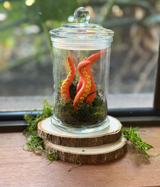 Orange Tentacle Jar
