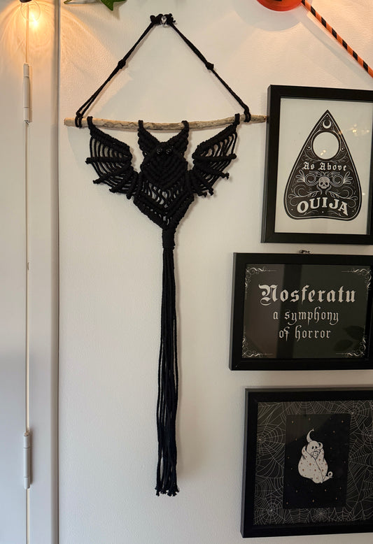 Macrame Bat Wall Hanging - Arthur