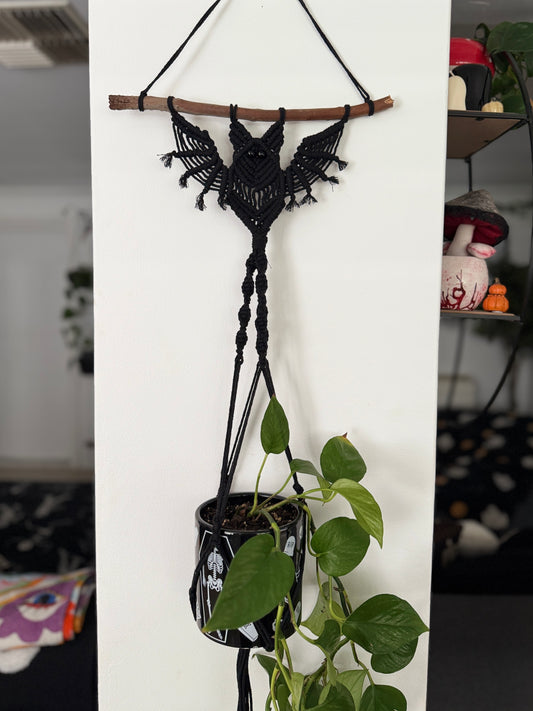 Bat Hanging Plant Holder