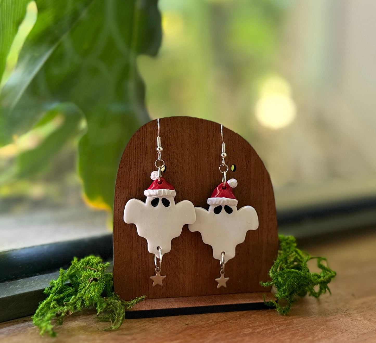 Santa Ghost Earrings