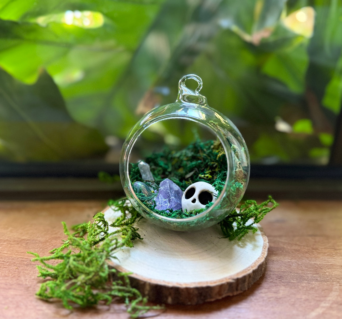 Crystal Hanging Glass Terrarium