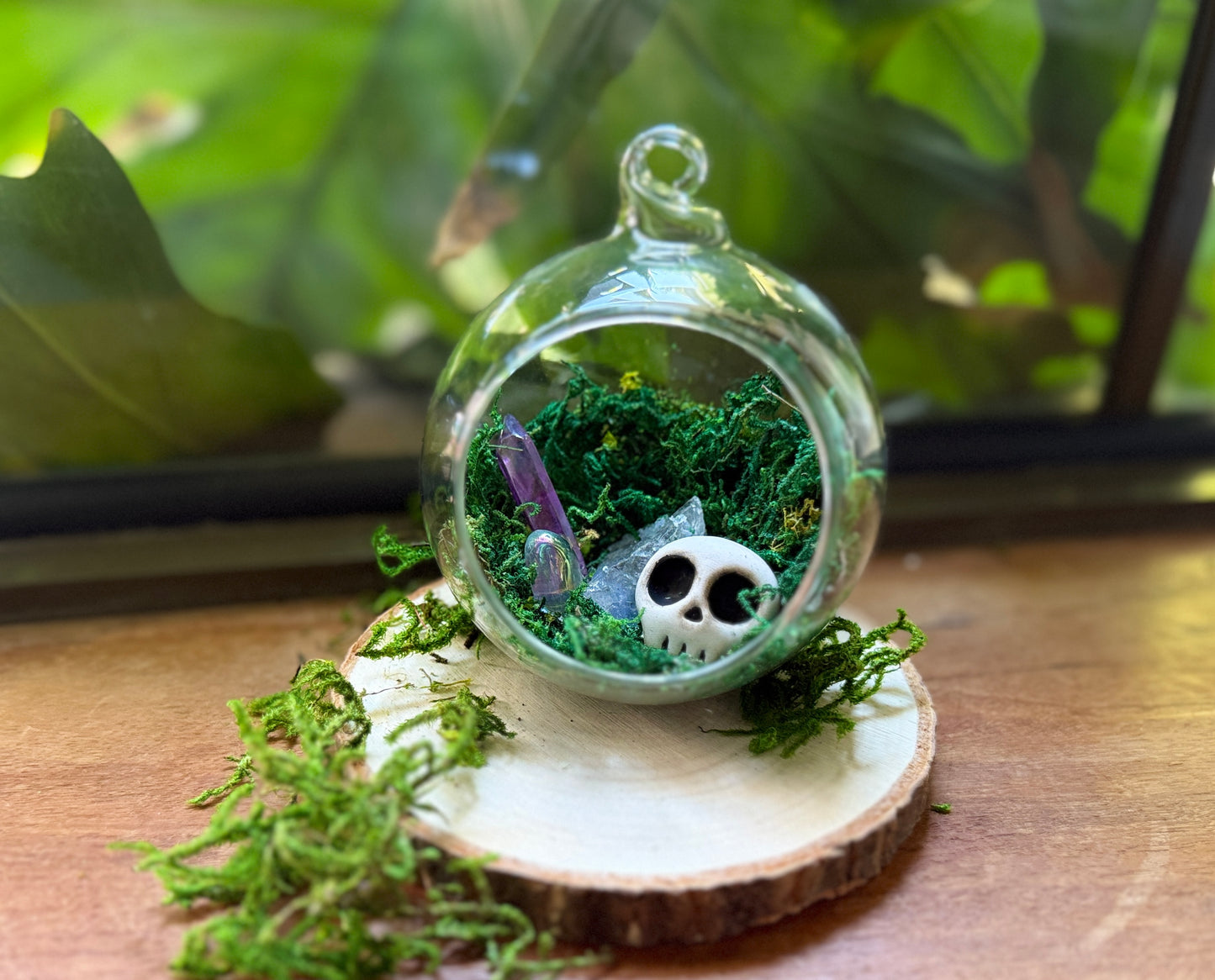 Crystal Hanging Glass Terrarium