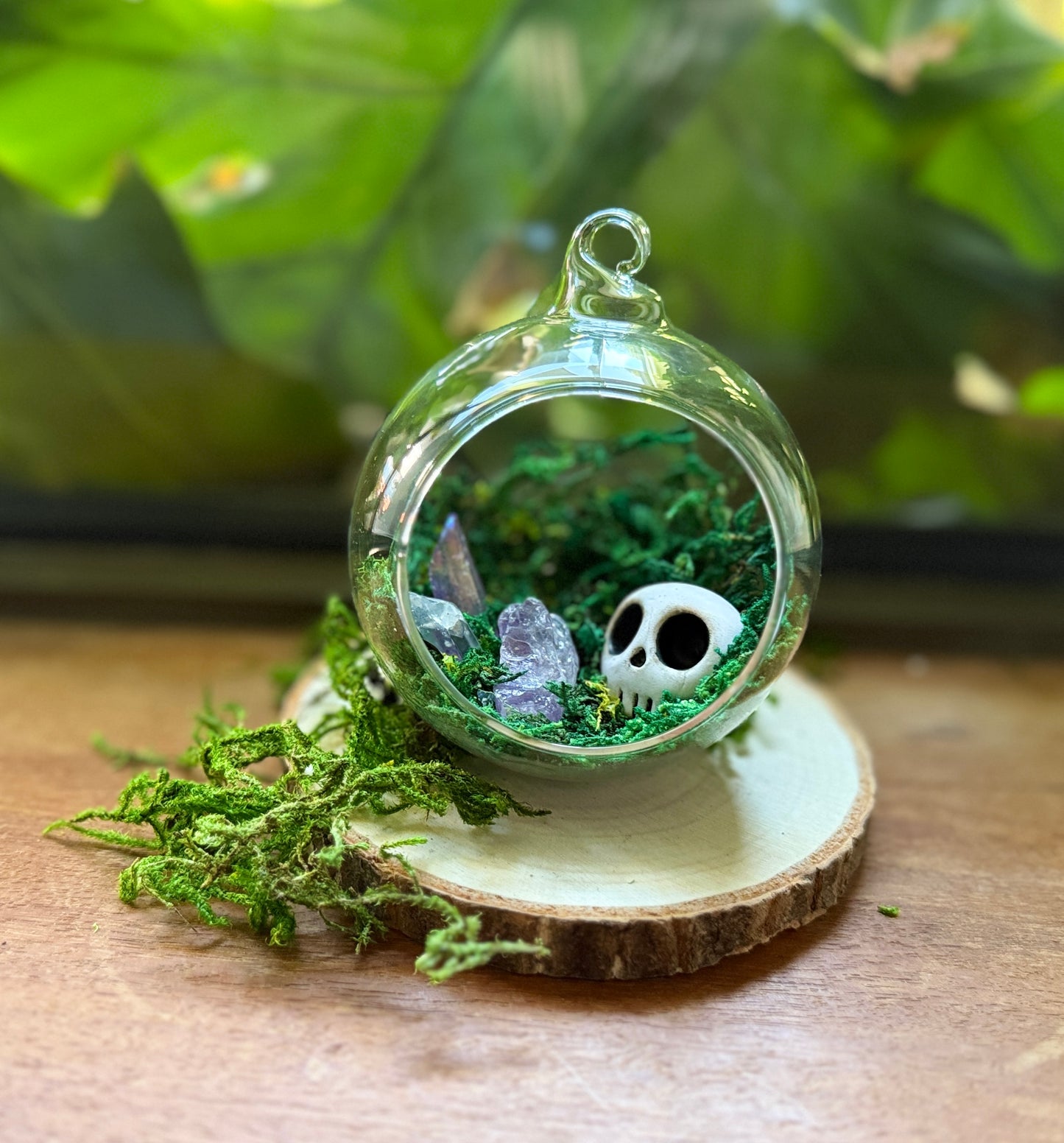 Crystal Hanging Glass Terrarium