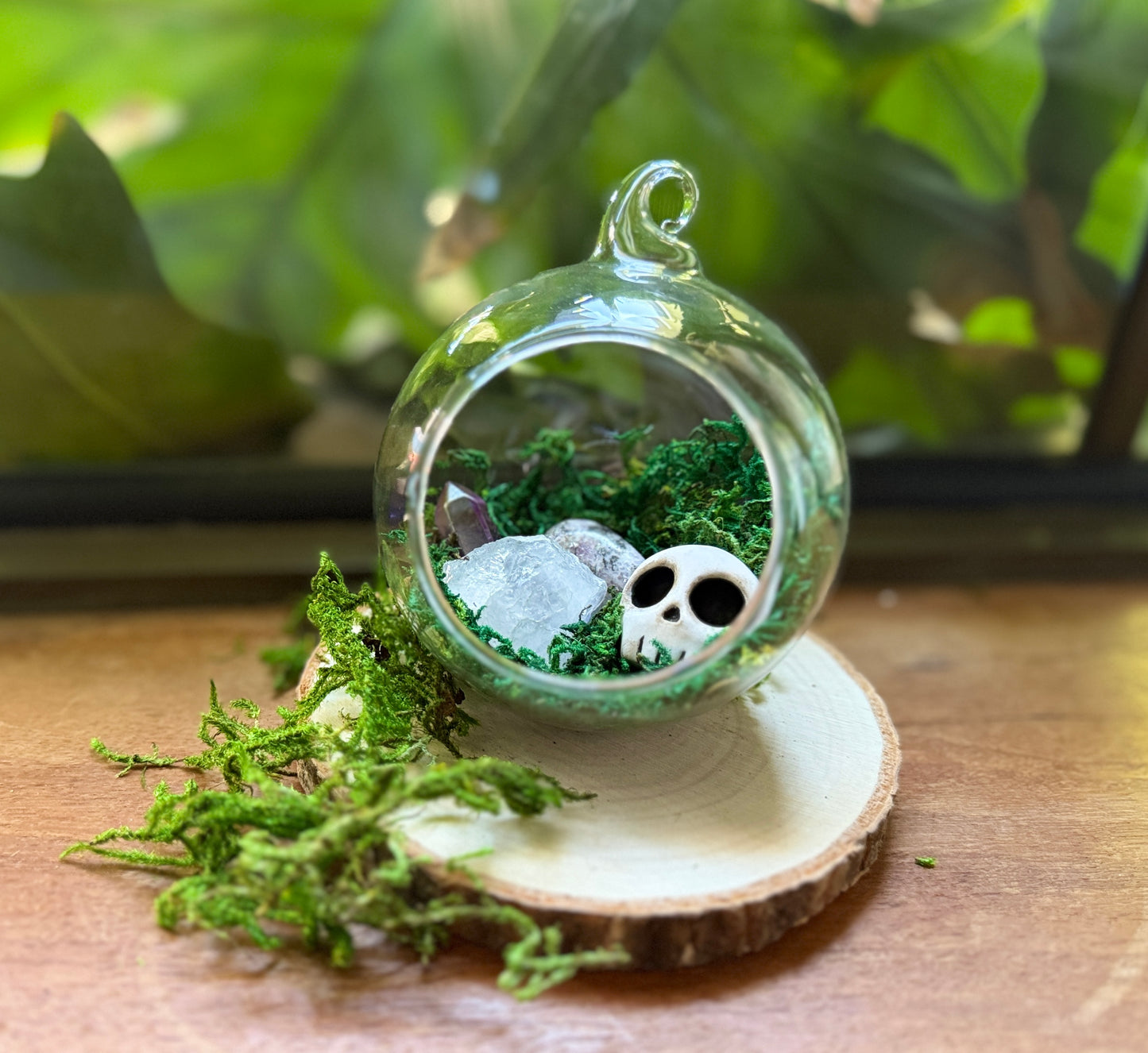 Crystal Hanging Glass Terrarium