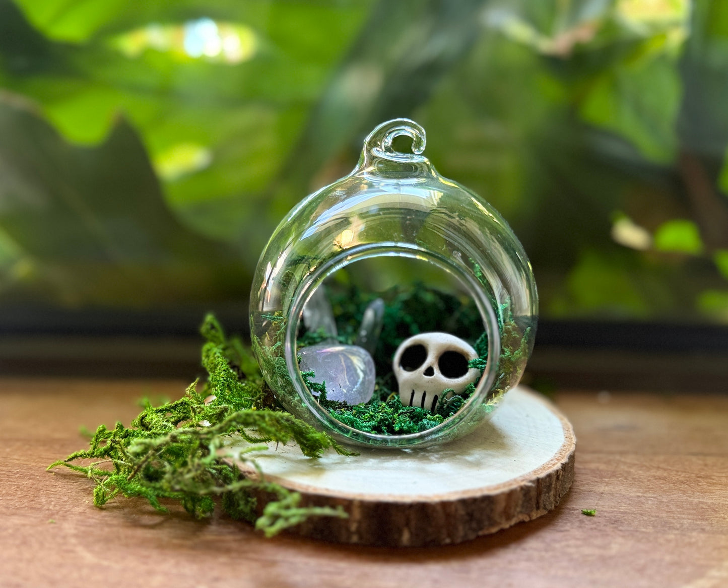 Crystal Hanging Glass Terrarium