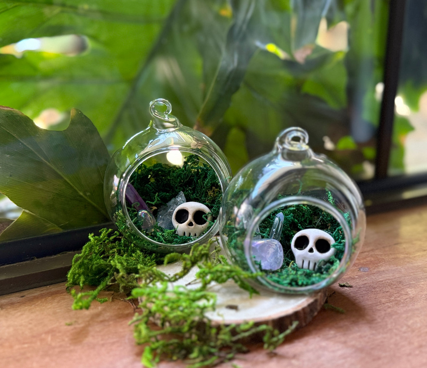 Crystal Hanging Glass Terrarium