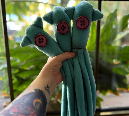 Handmade Coraline Cat Squid Plush