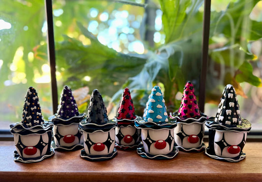 Clown Trinket Jars