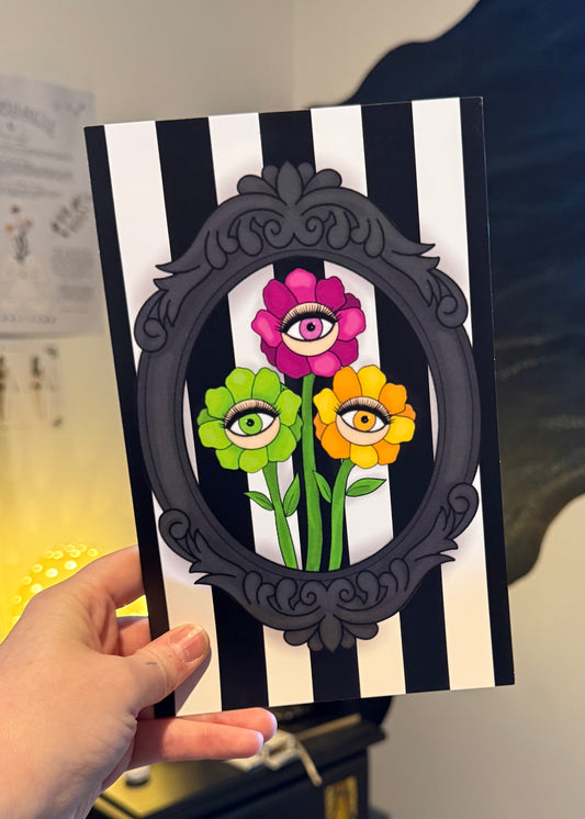 Eye Flower Art Print
