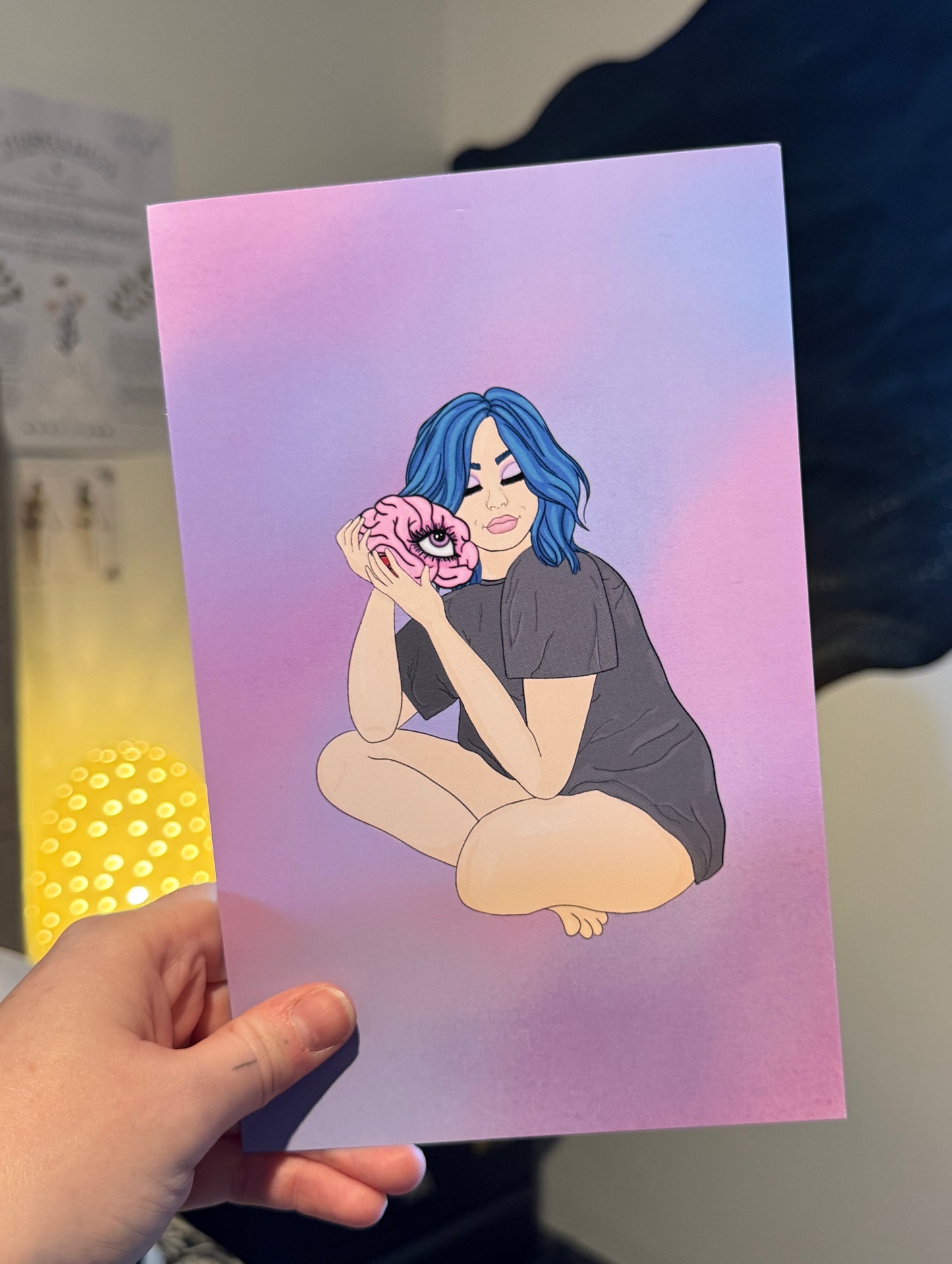 Weird Brain Art Print