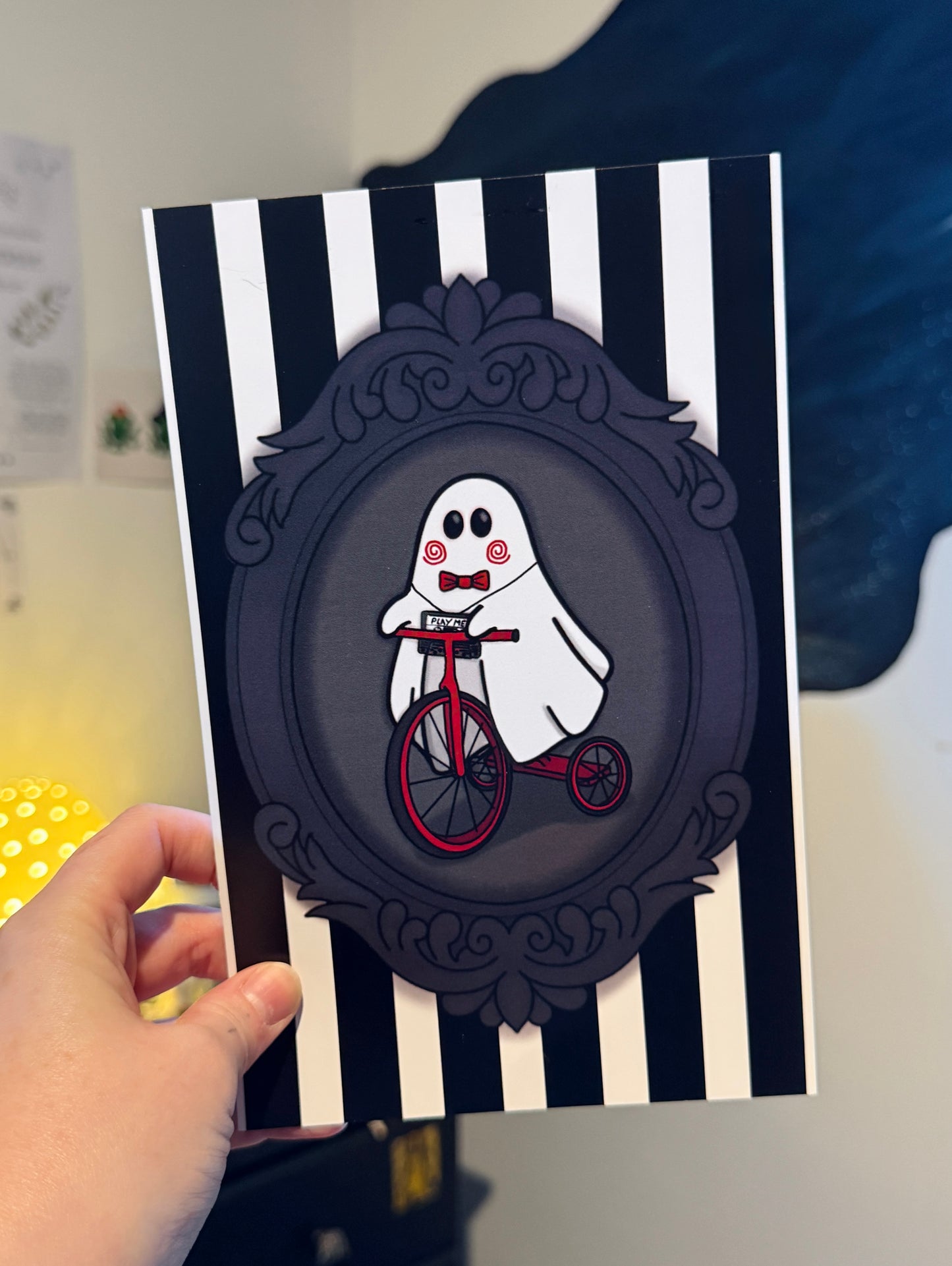 Billy The Puppet Ghost Art Print