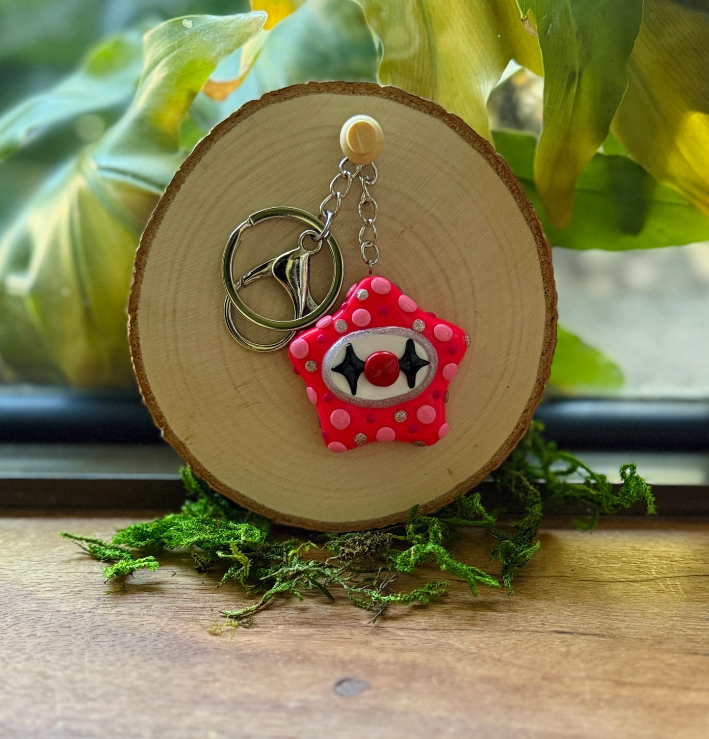 Clown Star Keychains
