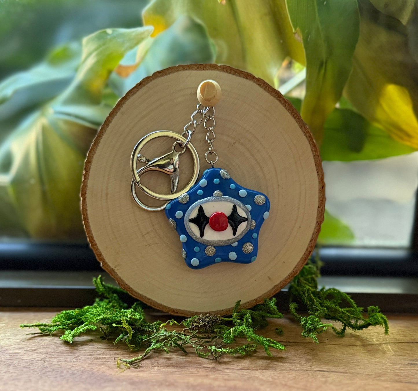 Clown Star Keychains