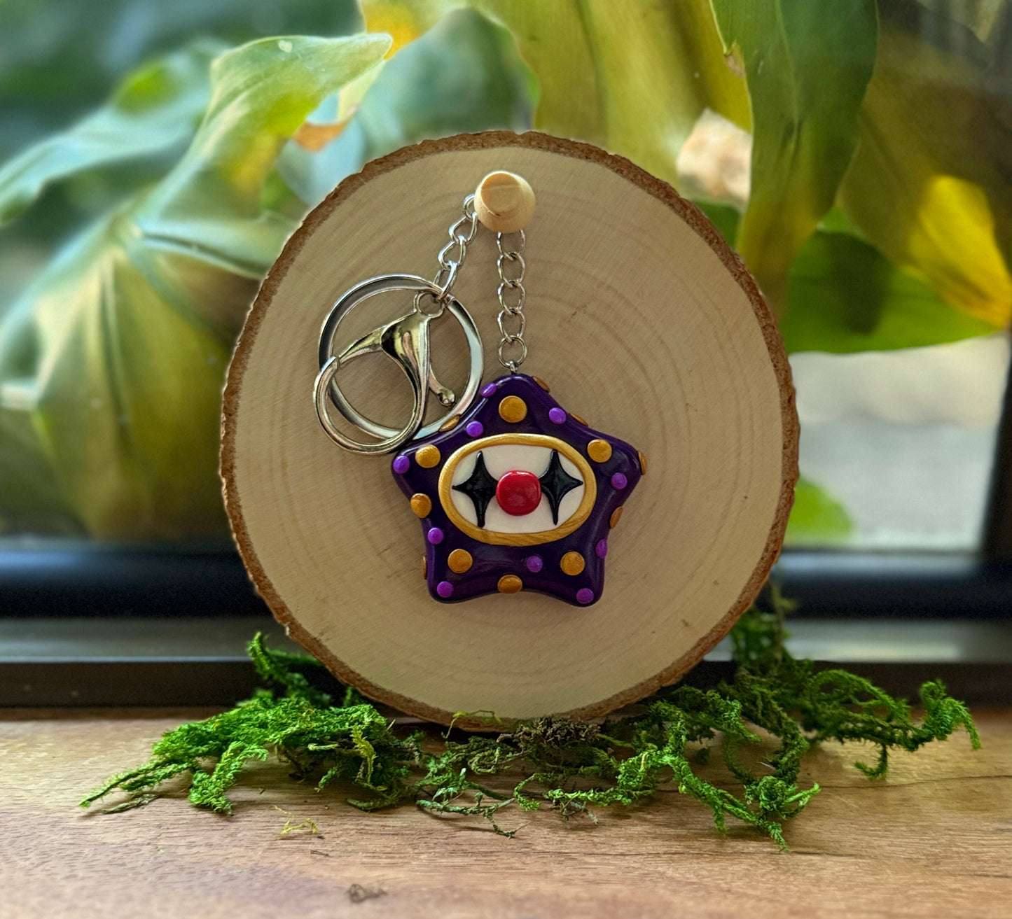 Clown Star Keychains