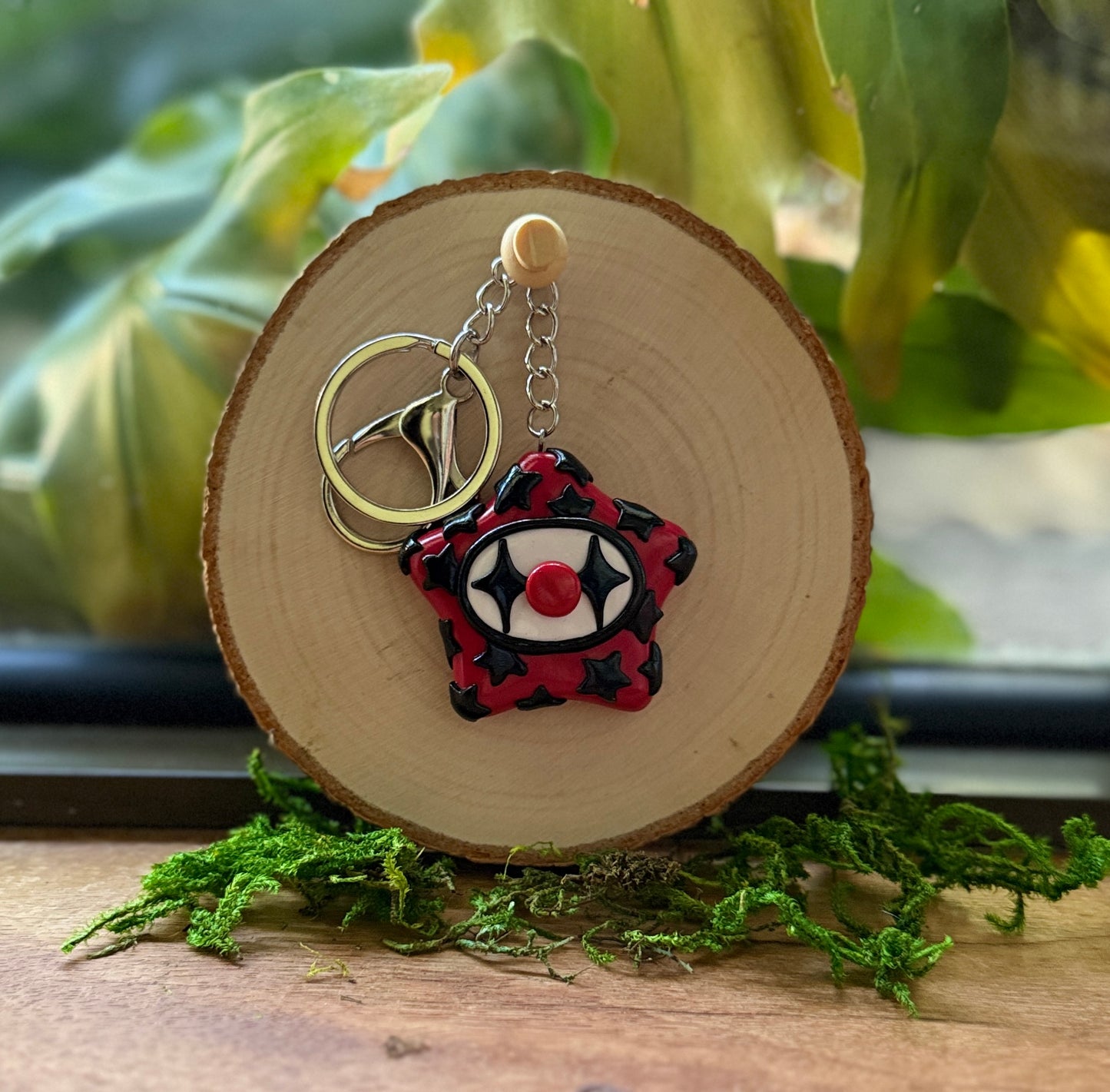 Clown Star Keychains
