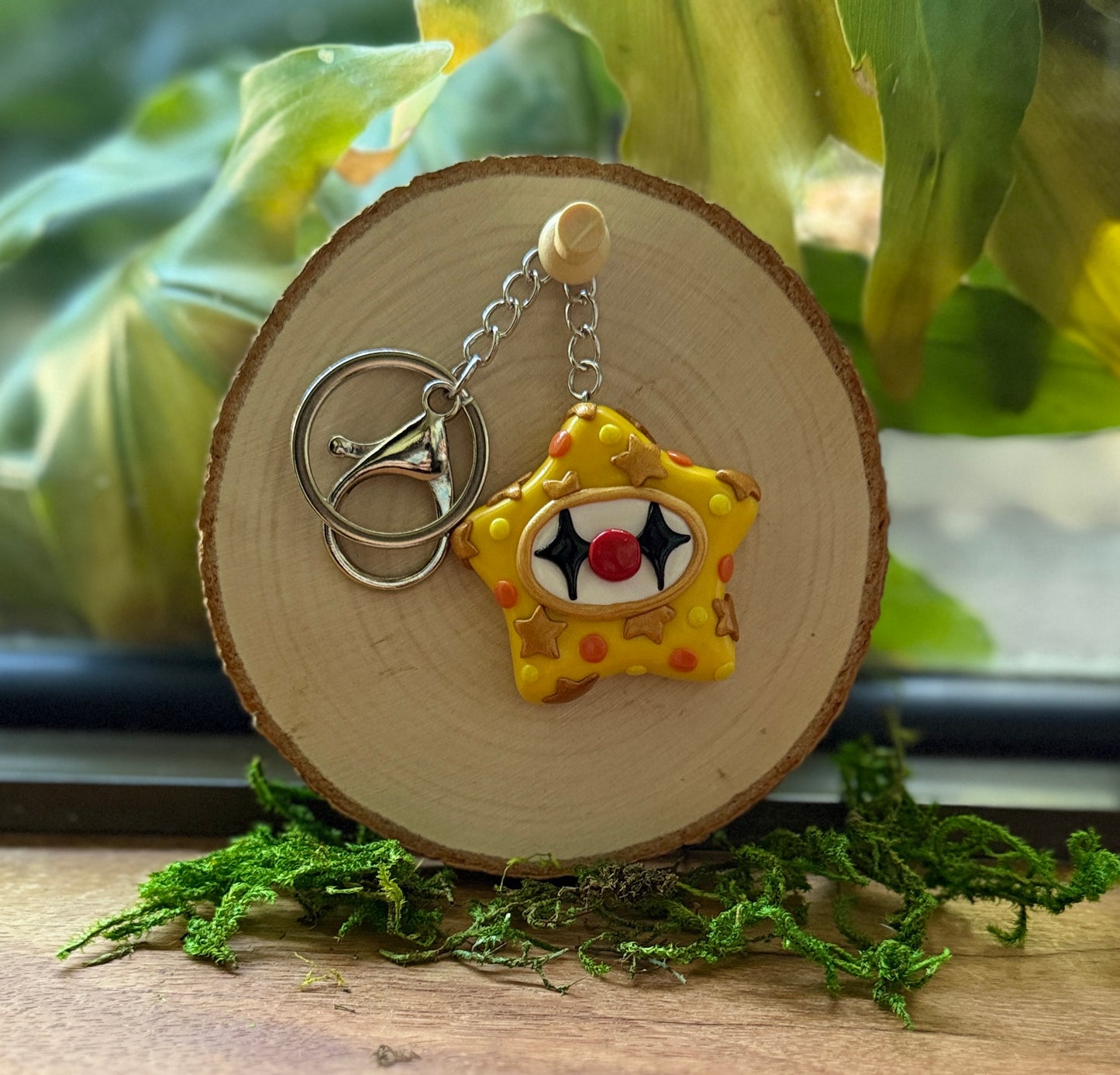 Clown Star Keychains
