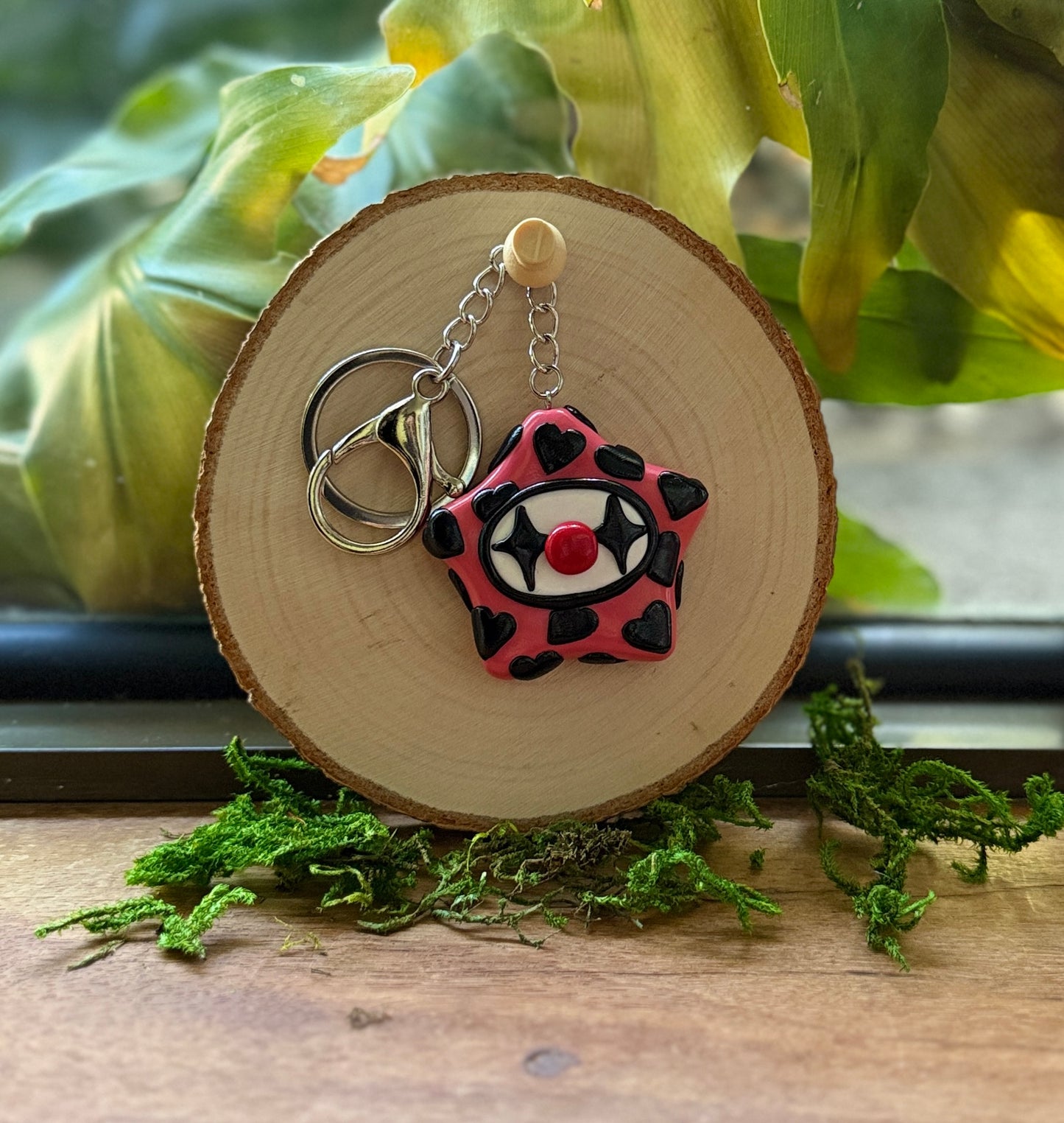 Clown Star Keychains