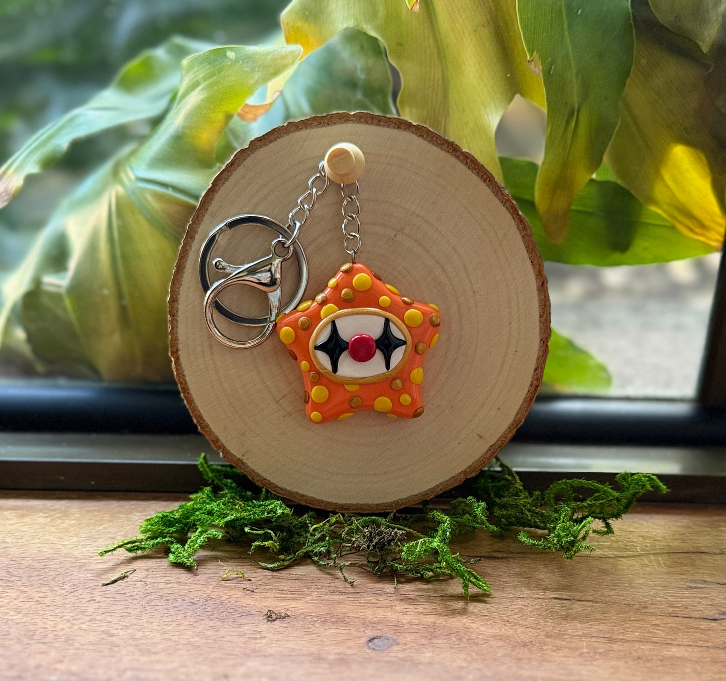 Clown Star Keychains