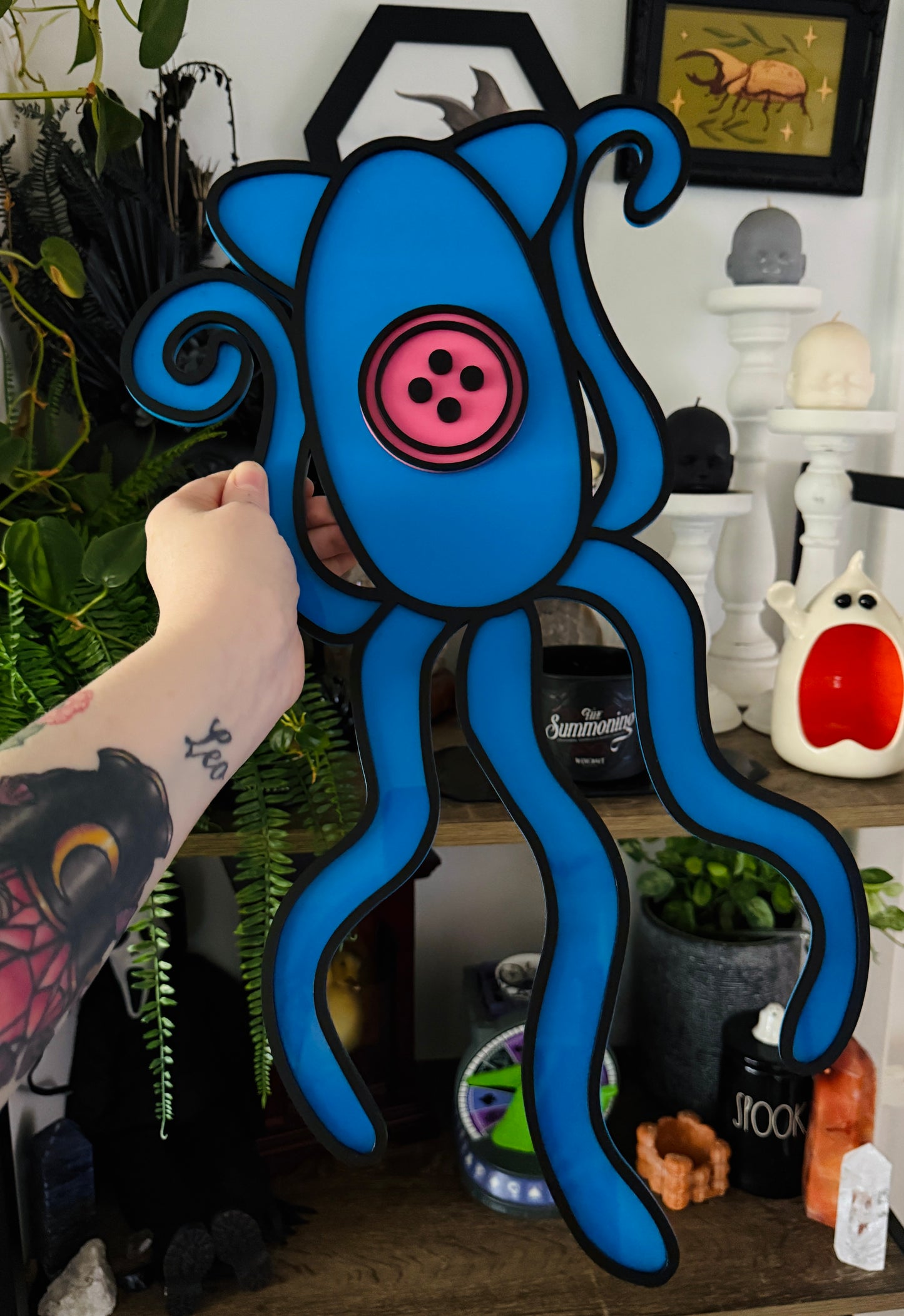 Cat Squid Wall Hanging