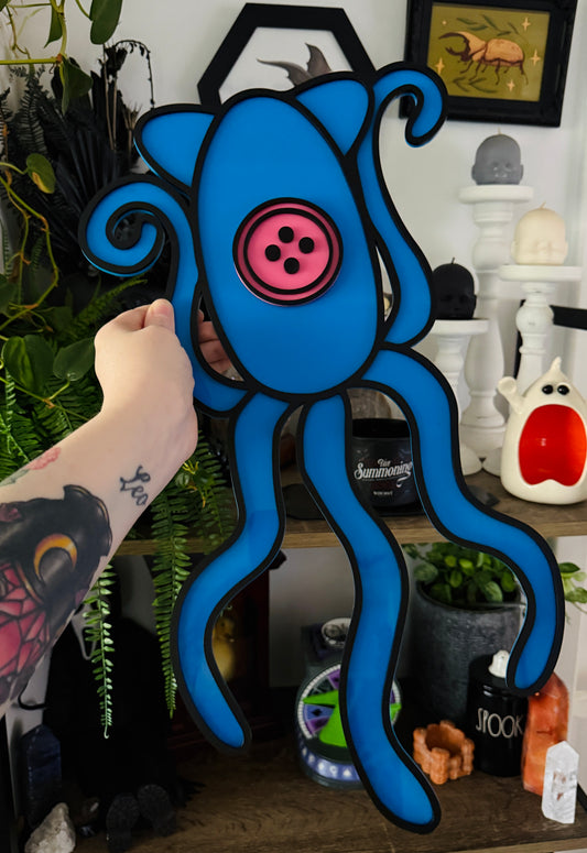 Cat Squid Wall Hanging