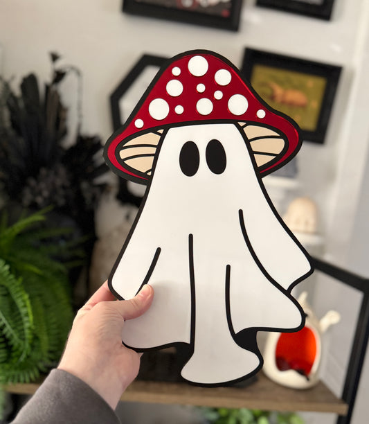 Mushroom Ghost Wall Hanging