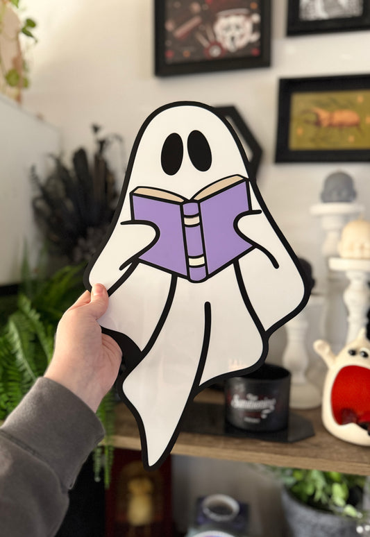Book Ghost Wall Hanging