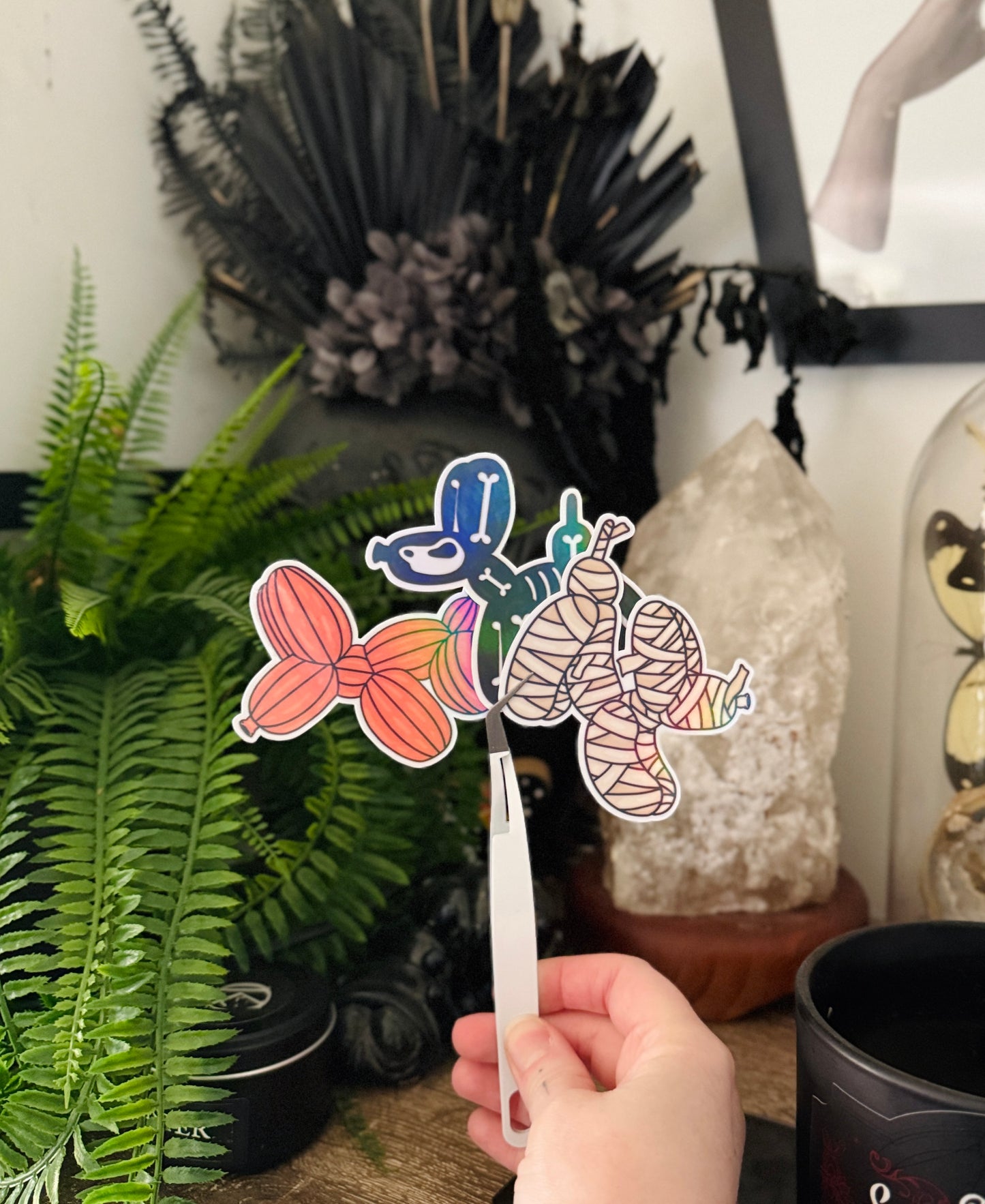 Halloween Balloon Dog Sticker Pack