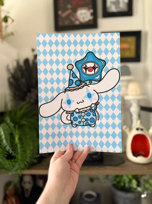 Clown Cinnaroll Art Print