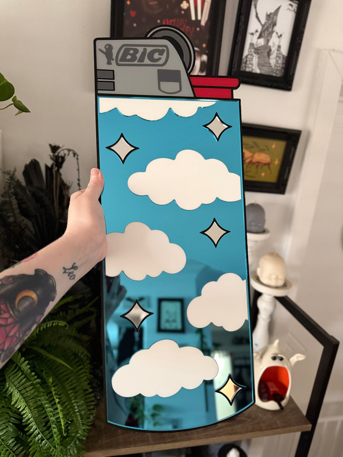 Lighter Wall Hanging - Clouds