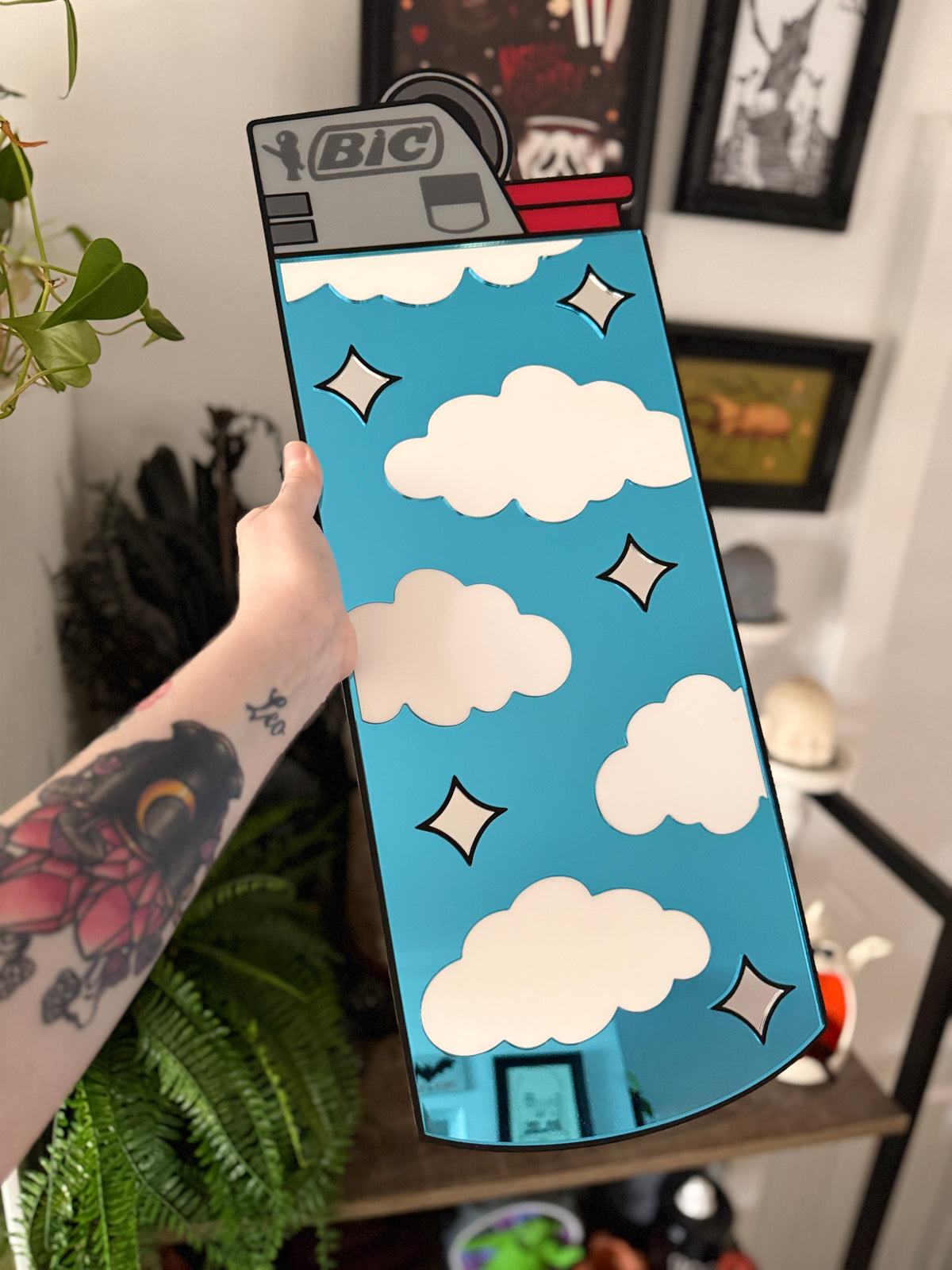 Lighter Wall Hanging - Clouds